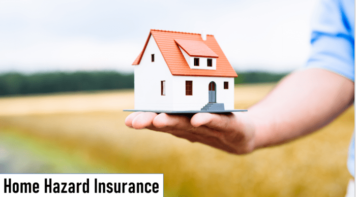 Hazard coverage homeowners policy mortgage