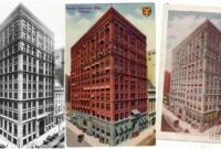 Building insurance jenney chicago company william baron le leiter britannica architectural first steel architect school designed 1884 photographing illinois states