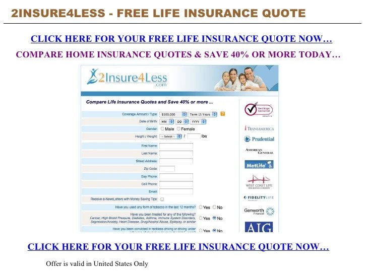 Insurance quote free