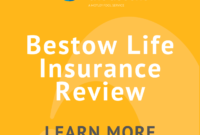 Bestow life insurance reviews