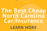 Auto insurance quotes in nc