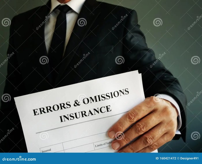 Business insurance errors and omissions