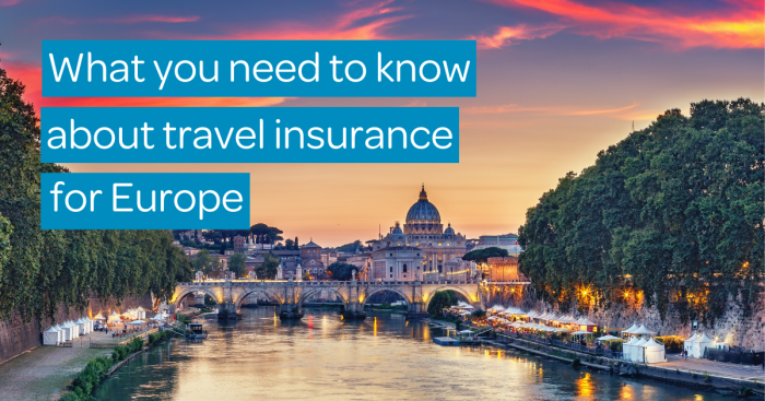 Best travel insurance for europe