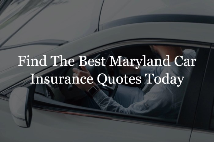 Insurance maryland auto zip rates car companies