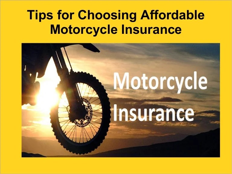 Insurance quotes for motorcycles